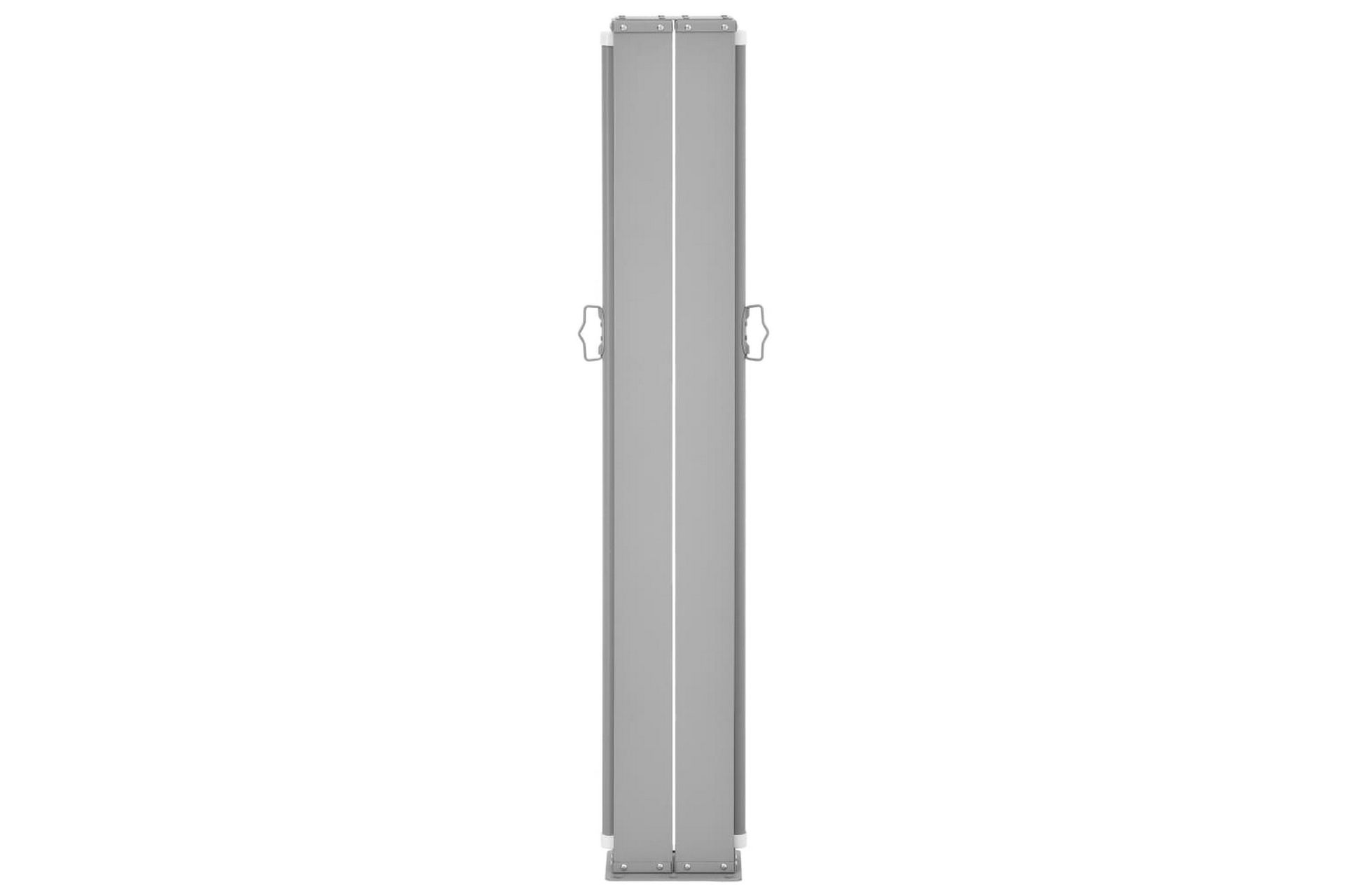 Uttrekkbar sidemarkise 120x1000 cm brun - Hagemøbler - Solbeskyttelse - Markiser - Balkongmarkise