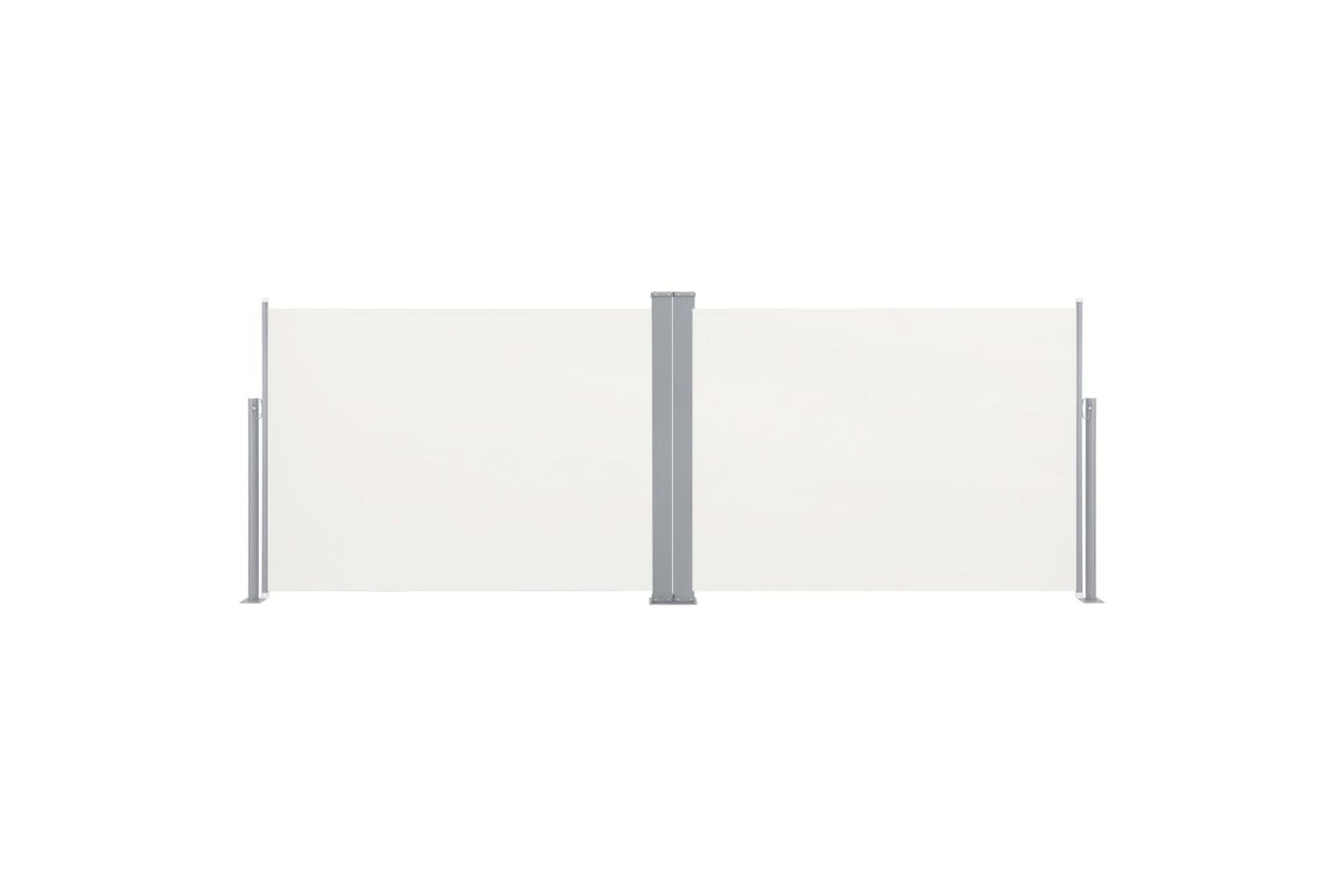 Uttrekkbar sidemarkise 120x1000 cm svart - Hagemøbler - Solbeskyttelse - Markiser - Balkongmarkise