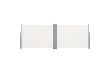 Uttrekkbar sidemarkise 120x1000 cm svart - Hagemøbler - Solbeskyttelse - Markiser - Balkongmarkise