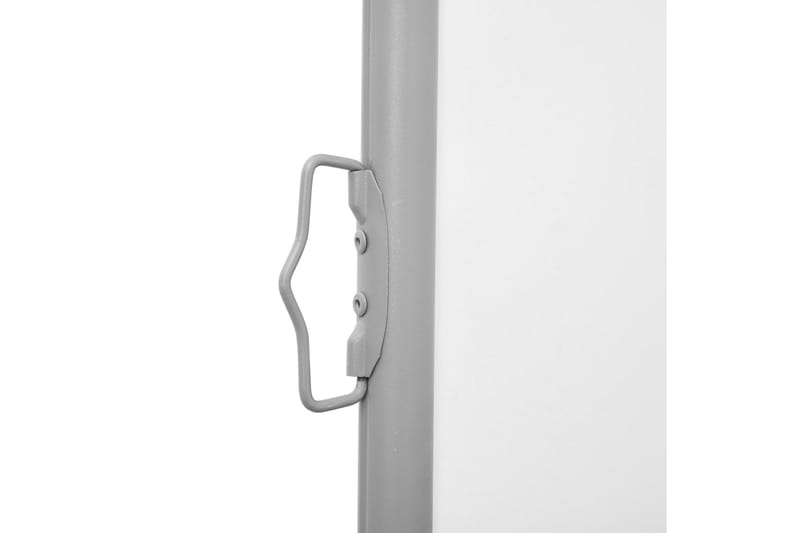 Uttrekkbar sidemarkise 120x600 cm kremhvit - Hagemøbler - Solbeskyttelse - Markiser - Balkongmarkise