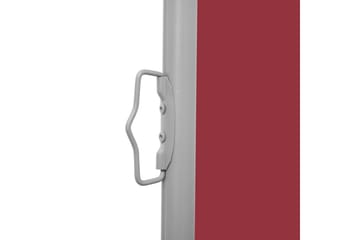 Uttrekkbar sidemarkise 120x600 cm rød - Hagemøbler - Solbeskyttelse - Markiser - Balkongmarkise
