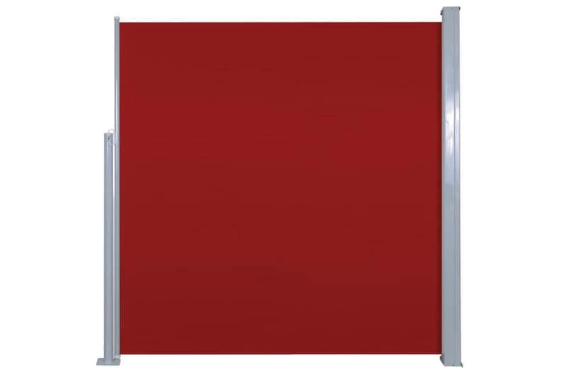 Uttrekkbar sidemarkise 140 x 300 cm rød - Hagemøbler - Solbeskyttelse - Markiser - Balkongmarkise