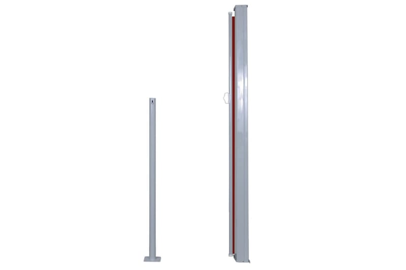 Uttrekkbar sidemarkise 140 x 300 cm rød - Hagemøbler - Solbeskyttelse - Markiser - Balkongmarkise