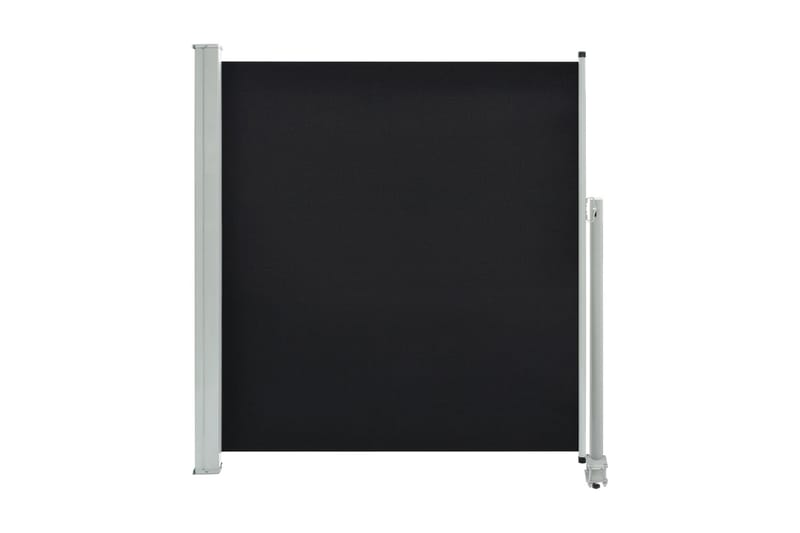 Uttrekkbar sidemarkise 140 x 300 cm svart - Hagemøbler - Solbeskyttelse - Markiser - Balkongmarkise
