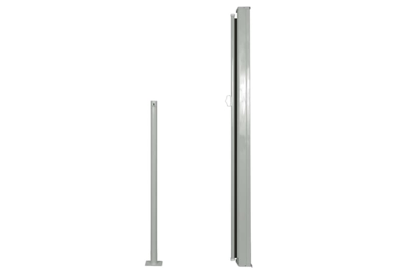 Uttrekkbar sidemarkise 140 x 300 cm svart - Hagemøbler - Solbeskyttelse - Markiser - Balkongmarkise