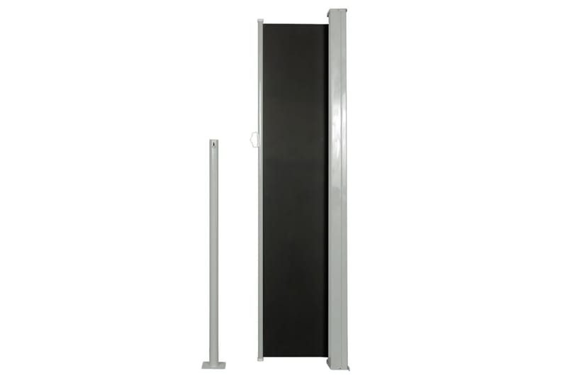 Uttrekkbar sidemarkise 140 x 300 cm svart - Hagemøbler - Solbeskyttelse - Markiser - Balkongmarkise