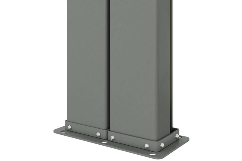 Uttrekkbar sidemarkise 140x1000 cm brun - Brun - Hagemøbler - Solbeskyttelse - Markiser - Balkongmarkise