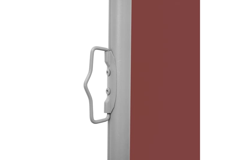 Uttrekkbar sidemarkise 140x1200 cm brun - Brun - Hagemøbler - Solbeskyttelse - Markiser - Balkongmarkise