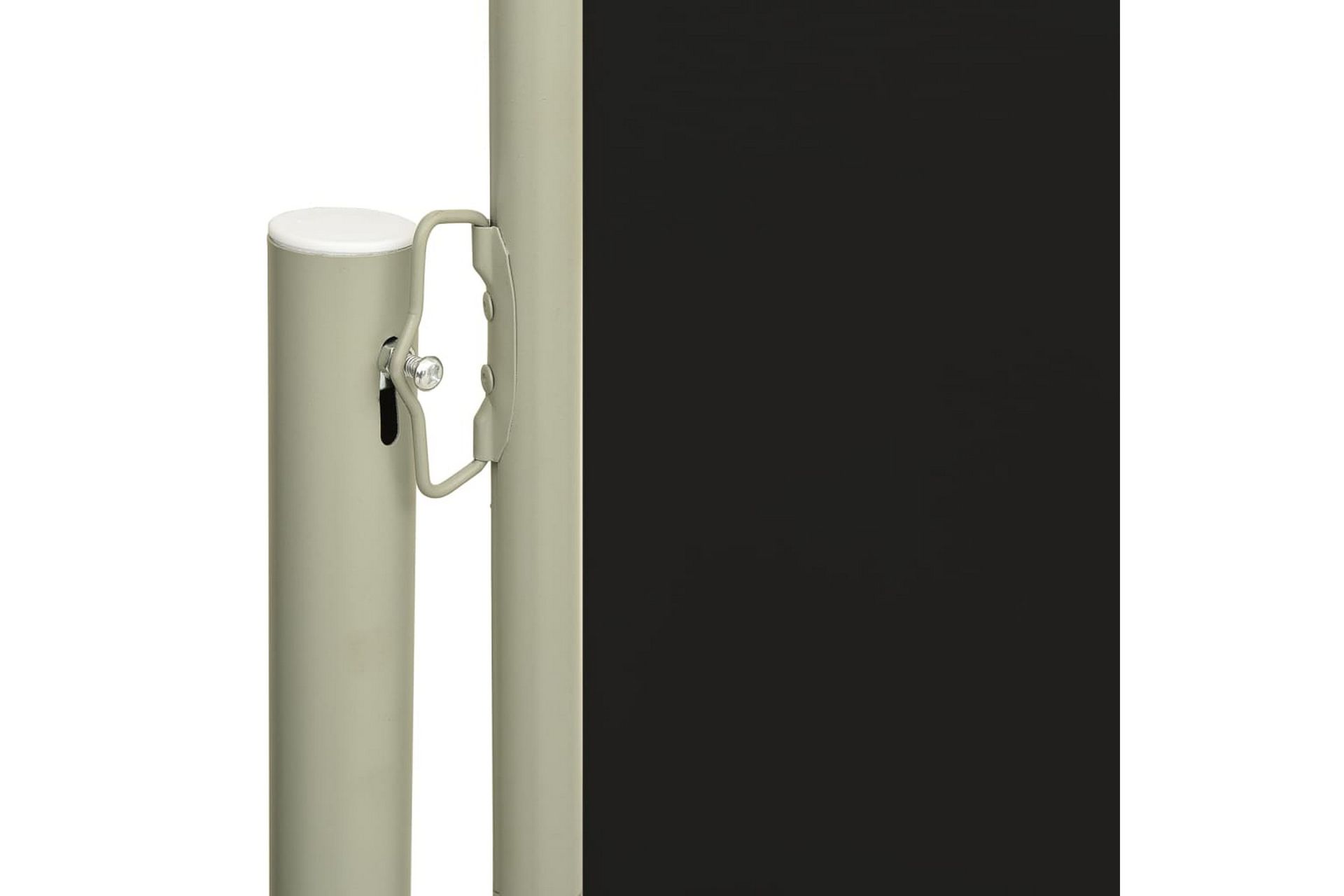 Uttrekkbar sidemarkise 140x300 cm svart - Svart - Hagemøbler - Solbeskyttelse - Markiser - Balkongmarkise