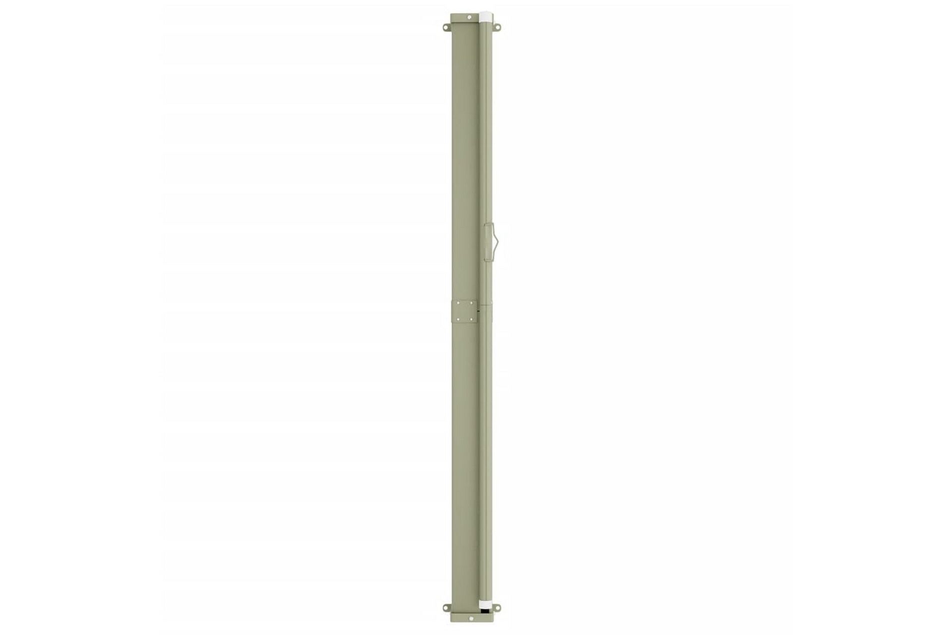Uttrekkbar sidemarkise 140x300 cm svart - Svart - Hagemøbler - Solbeskyttelse - Markiser - Balkongmarkise