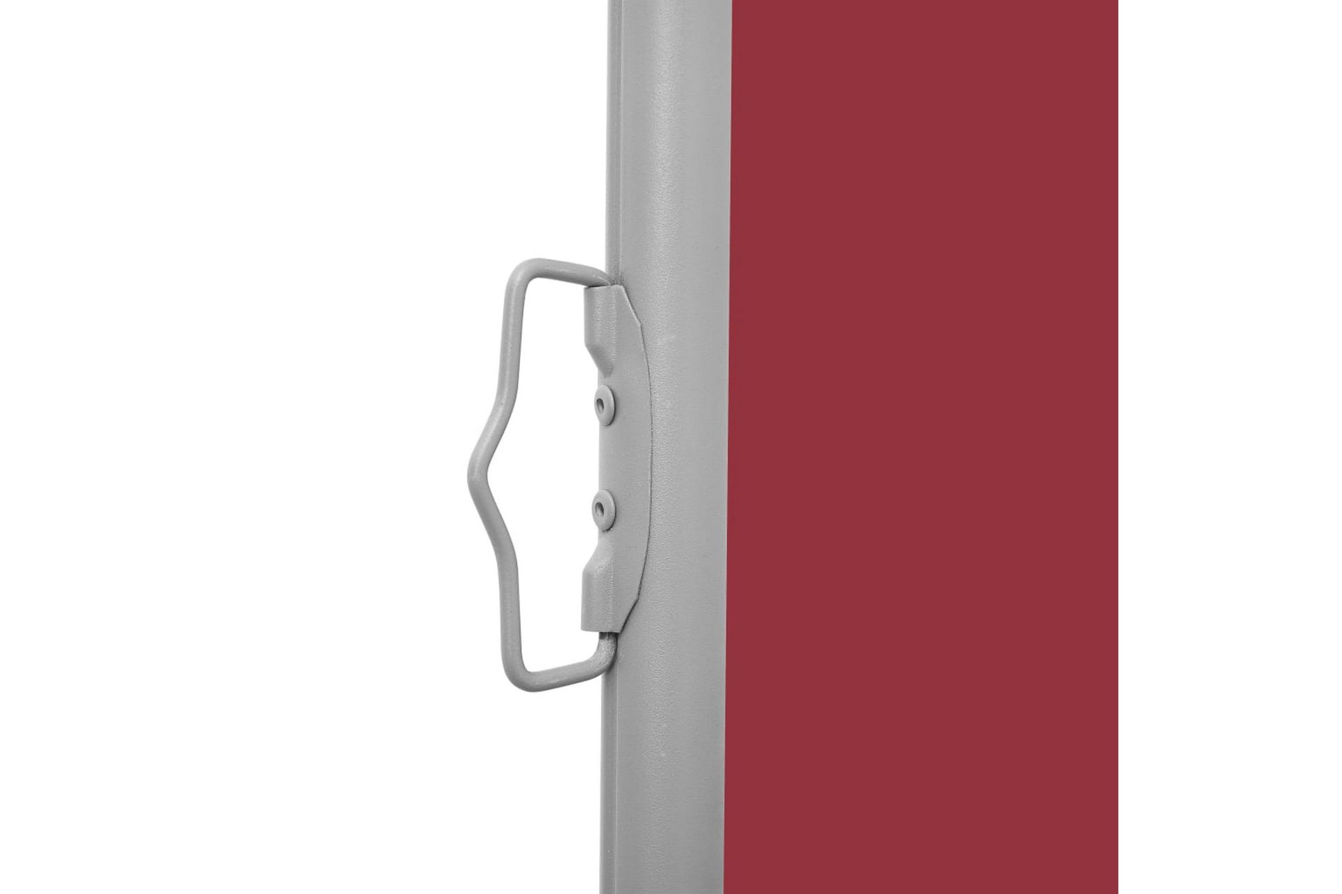 Uttrekkbar sidemarkise 140x500 cm rød - Hagemøbler - Solbeskyttelse - Markiser - Balkongmarkise