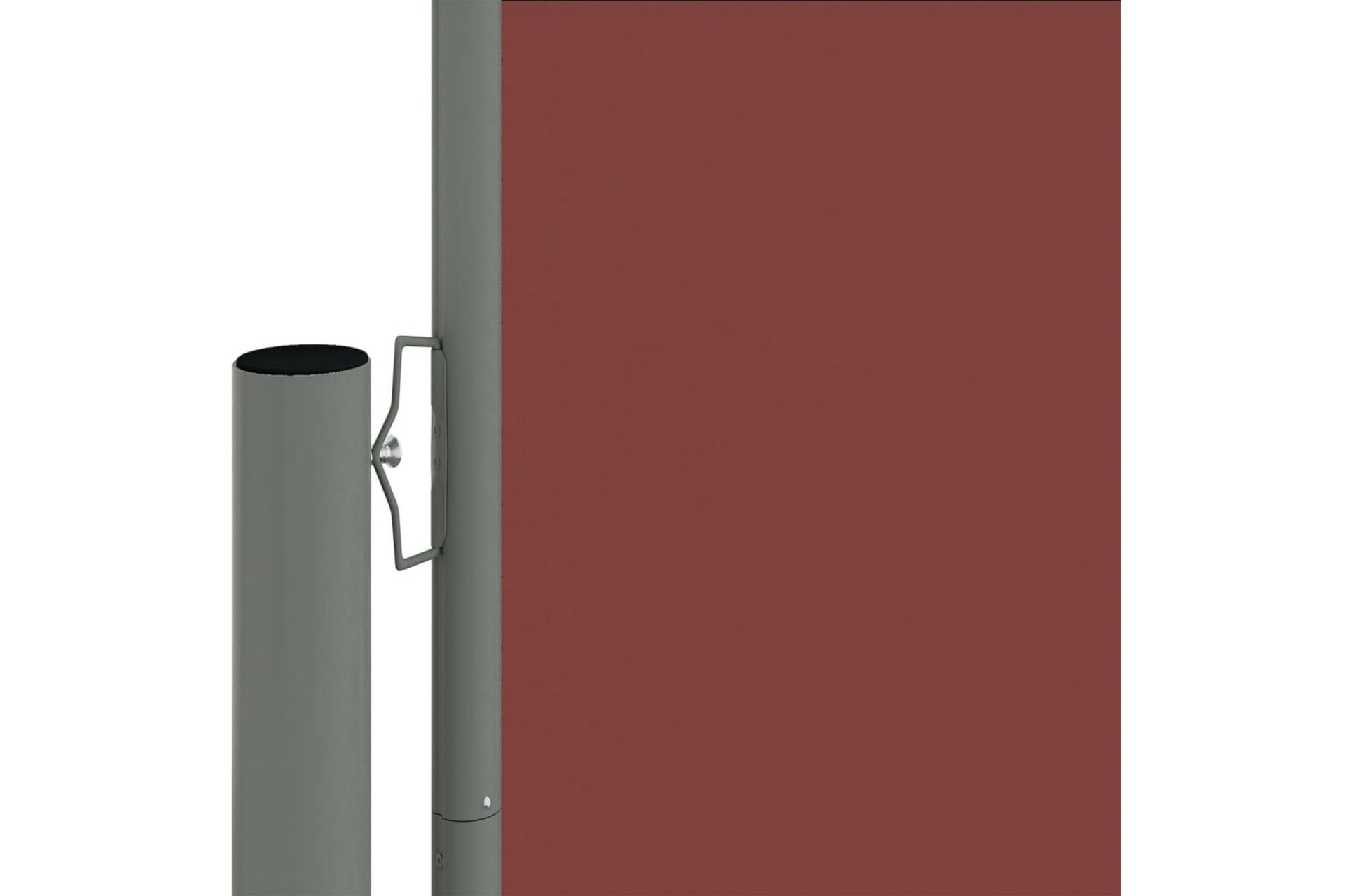 Uttrekkbar sidemarkise 140x600 cm brun - Brun - Hagemøbler - Solbeskyttelse - Markiser - Balkongmarkise