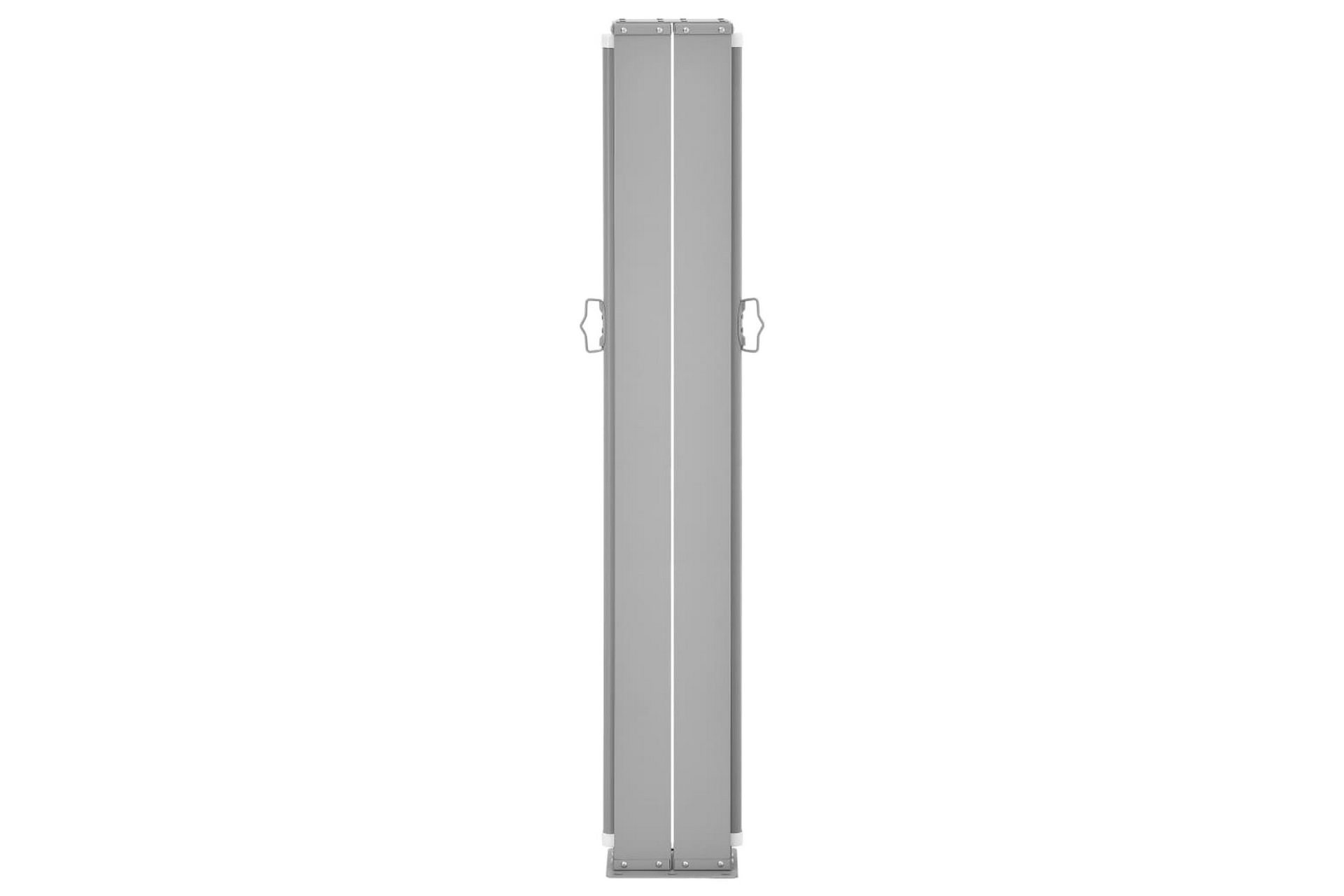 Uttrekkbar sidemarkise 140x600 cm brun - Hagemøbler - Solbeskyttelse - Markiser - Balkongmarkise