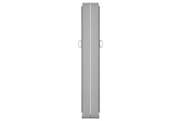Uttrekkbar sidemarkise 140x600 cm brun - Hagemøbler - Solbeskyttelse - Markiser - Balkongmarkise