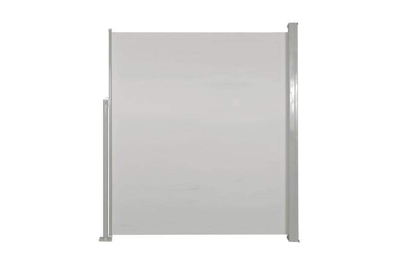 Uttrekkbar sidemarkise 160 x 300 cm kremfarget - Hagemøbler - Solbeskyttelse - Markiser - Balkongmarkise