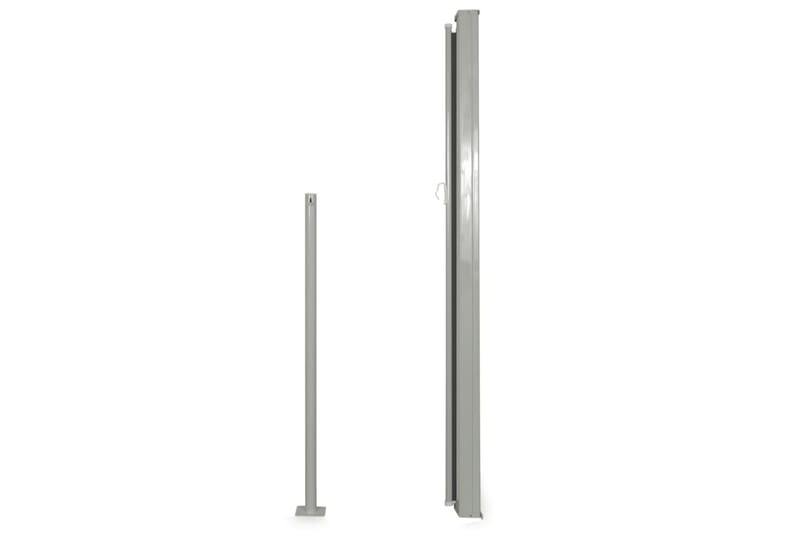 Uttrekkbar sidemarkise 160 x 300 cm kremfarget - Hagemøbler - Solbeskyttelse - Markiser - Balkongmarkise