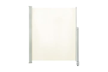 Uttrekkbar sidemarkise 160 x 300 cm kremhvit - Hagemøbler - Solbeskyttelse - Markiser - Balkongmarkise