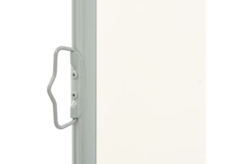 Uttrekkbar sidemarkise 160 x 300 cm kremhvit - Hagemøbler - Solbeskyttelse - Markiser - Balkongmarkise