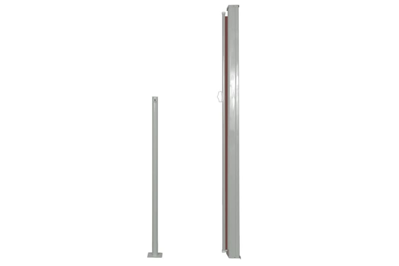 Uttrekkbar sidemarkise 160 x 500 cm brun - Hagemøbler - Solbeskyttelse - Markiser - Balkongmarkise
