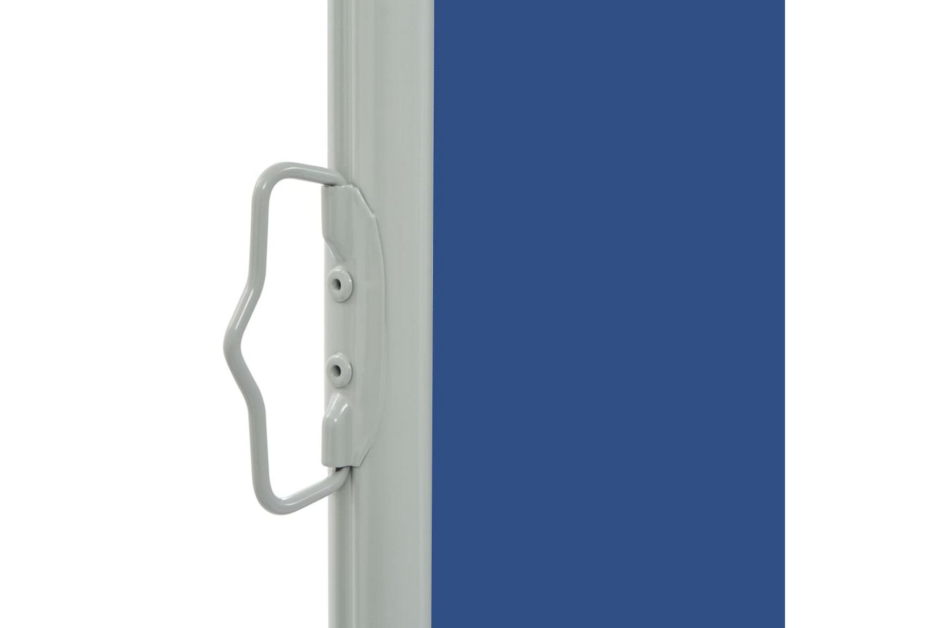 Uttrekkbar sidemarkise 160x300 cm blå - Hagemøbler - Solbeskyttelse - Markiser - Balkongmarkise