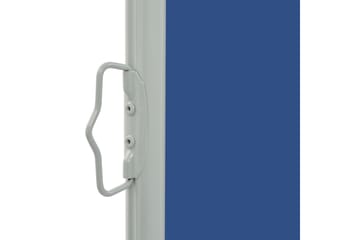 Uttrekkbar sidemarkise 160x300 cm blå - Hagemøbler - Solbeskyttelse - Markiser - Balkongmarkise