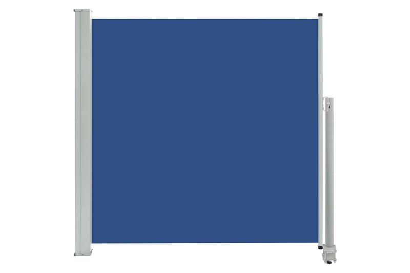 Uttrekkbar sidemarkise 160x300 cm blå - Balkongmarkise - Markiser - Sidemarkise - Balkongbeskyttelse