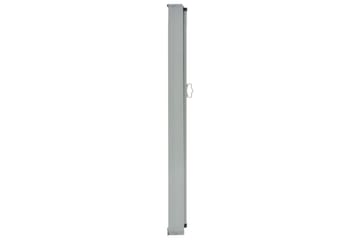 Uttrekkbar sidemarkise 160x300 cm brun - Hagemøbler - Solbeskyttelse - Markiser - Balkongmarkise