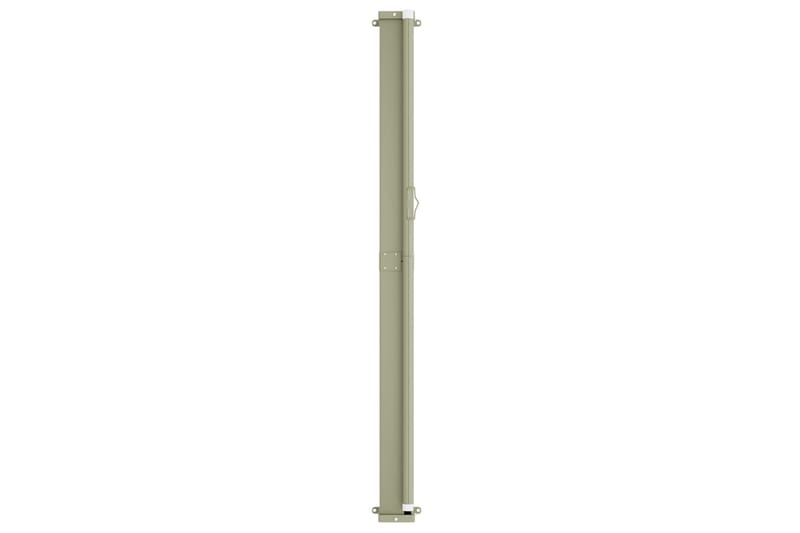 Uttrekkbar sidemarkise 160x300 cm grå - Grå - Balkongmarkise - Markiser - Sidemarkise - Balkongbeskyttelse