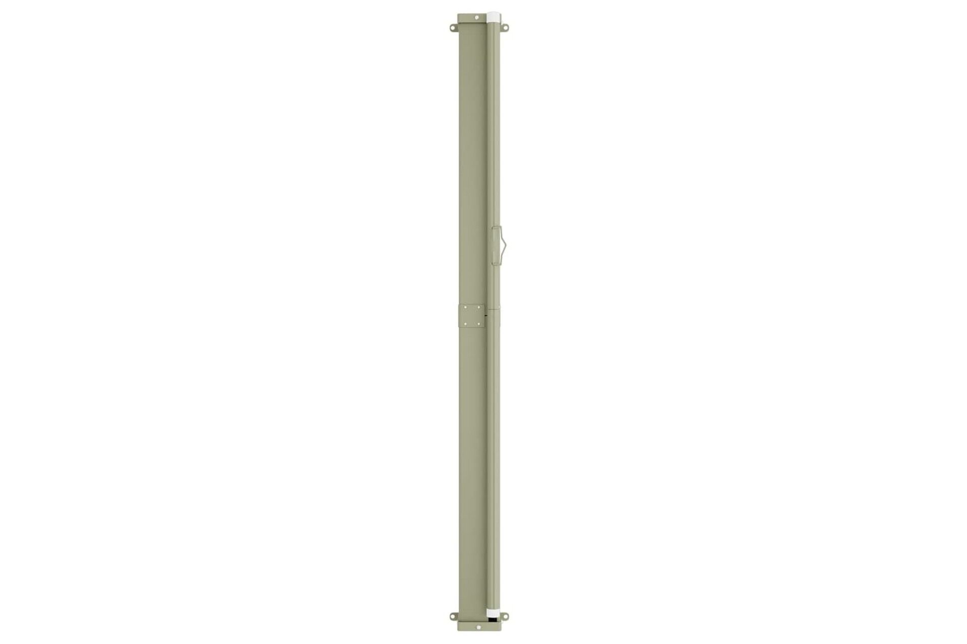 Uttrekkbar sidemarkise 160x300 cm kremhvit - Krem - Hagemøbler - Solbeskyttelse - Markiser - Balkongmarkise