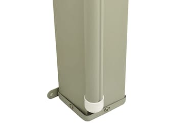 Uttrekkbar sidemarkise 160x300 cm kremhvit - Krem - Hagemøbler - Solbeskyttelse - Markiser - Balkongmarkise