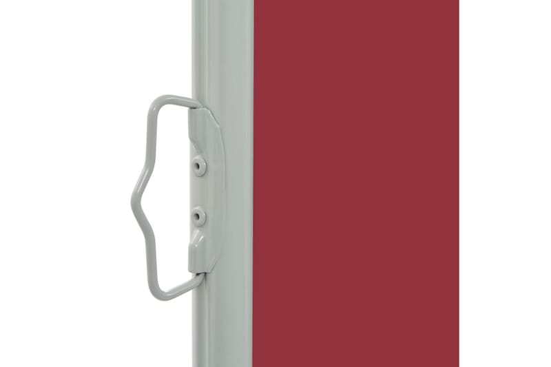 Uttrekkbar sidemarkise 160x300 cm rød - Balkongmarkise - Markiser - Sidemarkise - Balkongbeskyttelse