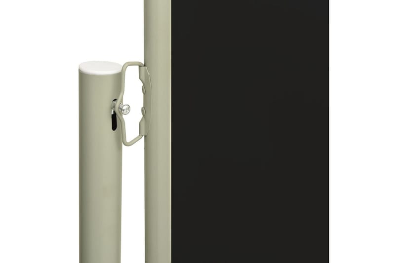 Uttrekkbar sidemarkise 160x300 cm svart - Svart - Balkongmarkise - Markiser - Sidemarkise - Balkongbeskyttelse
