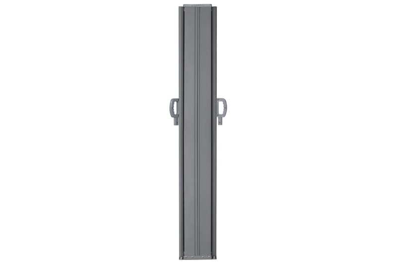 Uttrekkbar sidemarkise 160x600 cm brun - Hagemøbler - Solbeskyttelse - Markiser - Balkongmarkise
