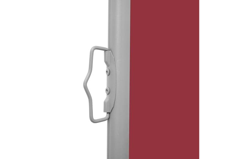 Uttrekkbar sidemarkise 170x300 cm rød - Hagemøbler - Solbeskyttelse - Markiser - Balkongmarkise
