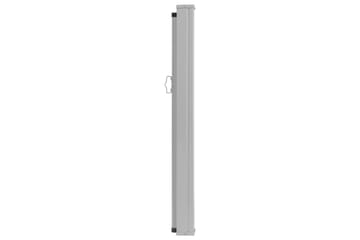 Uttrekkbar sidemarkise 170x300 cm svart - Hagemøbler - Solbeskyttelse - Markiser - Balkongmarkise