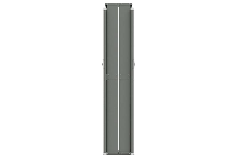 Uttrekkbar sidemarkise 180x1000 cm kremhvit - Krem - Hagemøbler - Solbeskyttelse - Markiser - Balkongmarkise