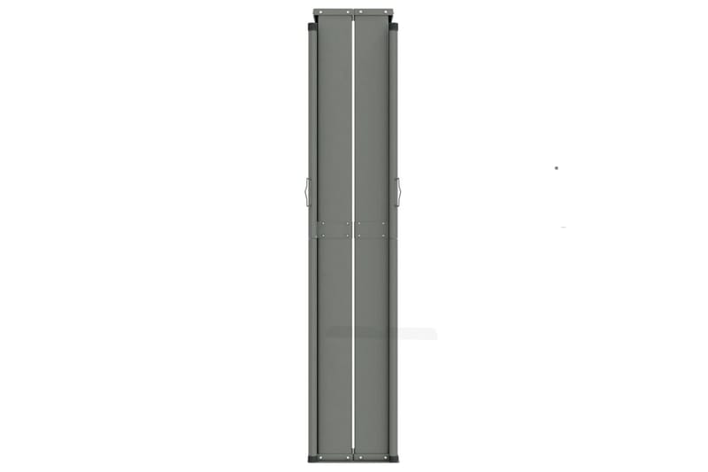 Uttrekkbar sidemarkise 180x1200 cm svart - Svart - Hagemøbler - Solbeskyttelse - Markiser - Balkongmarkise