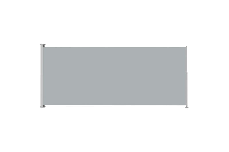 Uttrekkbar sidemarkise 180x500 cm antrasitt - Antrasittgrå - Balkongmarkise - Markiser - Sidemarkise - Balkongbeskyttelse