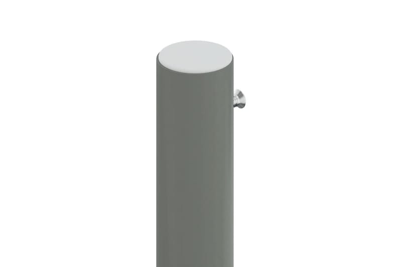 Uttrekkbar sidemarkise 180x600 cm rød - Rød - Hagemøbler - Solbeskyttelse - Markiser - Balkongmarkise
