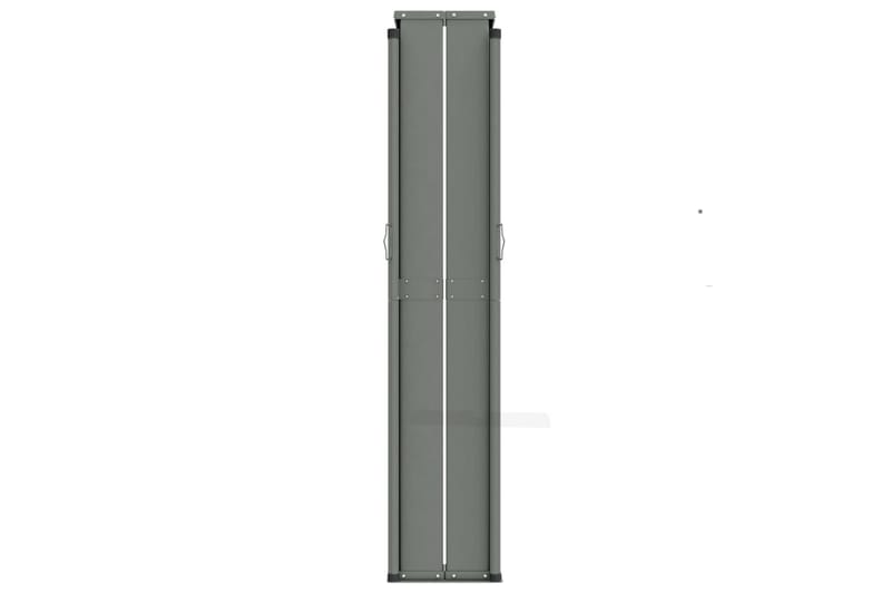 Uttrekkbar sidemarkise 180x600 cm svart - Svart - Hagemøbler - Solbeskyttelse - Markiser - Balkongmarkise