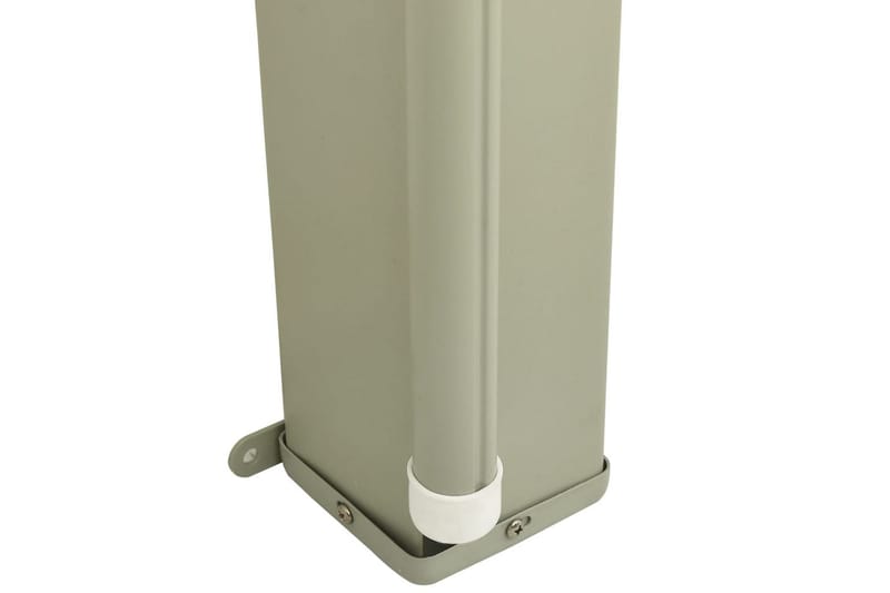 Uttrekkbar sidemarkise 180x600 cm svart - Svart - Hagemøbler - Solbeskyttelse - Markiser - Balkongmarkise