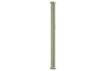 Uttrekkbar sidemarkise 180x600 cm svart - Svart - Hagemøbler - Solbeskyttelse - Markiser - Balkongmarkise