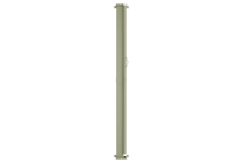 Uttrekkbar sidemarkise 180x600 cm svart - Svart - Hagemøbler - Solbeskyttelse - Markiser - Balkongmarkise