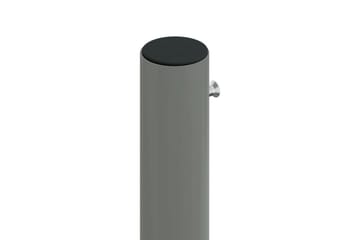 Uttrekkbar sidemarkise 200x1200 cm antrasitt - Antrasittgrå - Hagemøbler - Solbeskyttelse - Markiser - Balkongmarkise