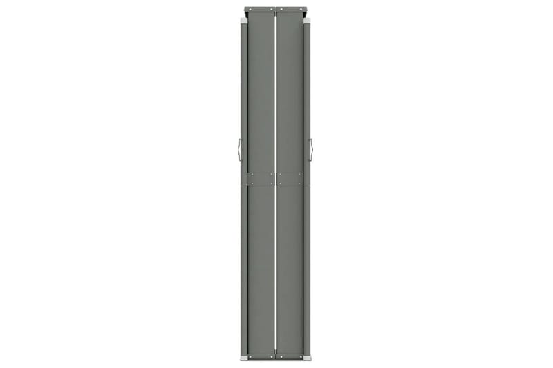 Uttrekkbar sidemarkise 200x1200 cm rød - Rød - Hagemøbler - Solbeskyttelse - Markiser - Balkongmarkise