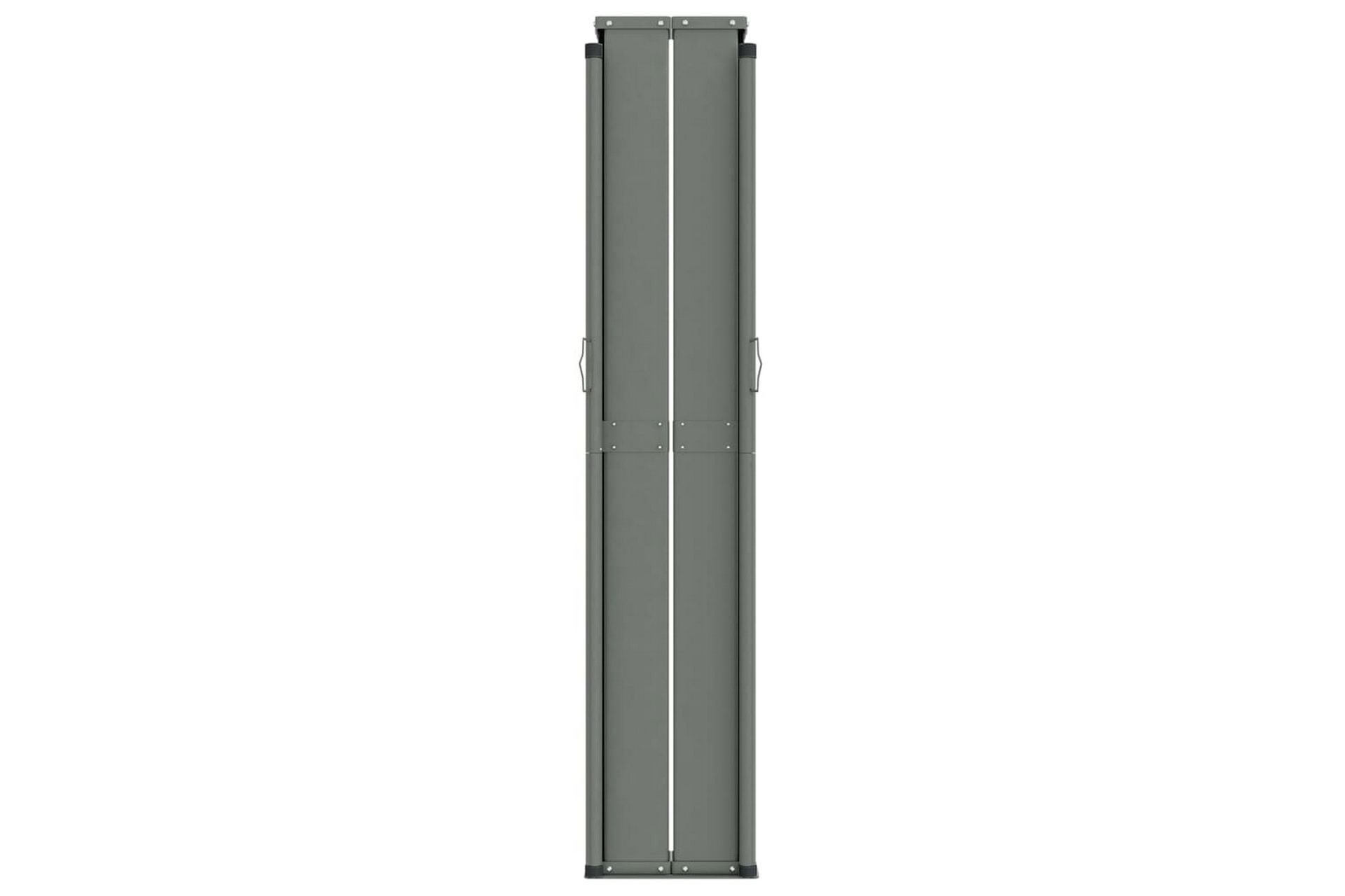 Uttrekkbar sidemarkise 200x1200 cm svart - Svart - Hagemøbler - Solbeskyttelse - Markiser - Balkongmarkise