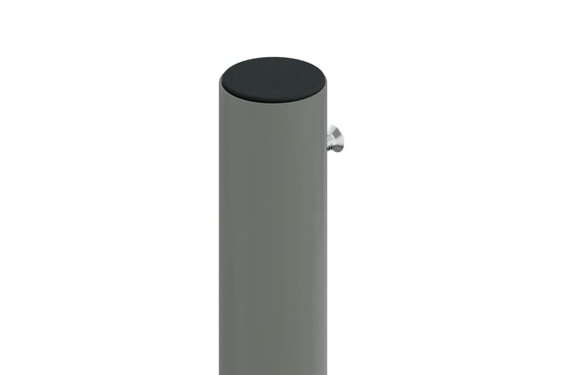 Uttrekkbar sidemarkise 200x1200 cm svart - Svart - Hagemøbler - Solbeskyttelse - Markiser - Balkongmarkise
