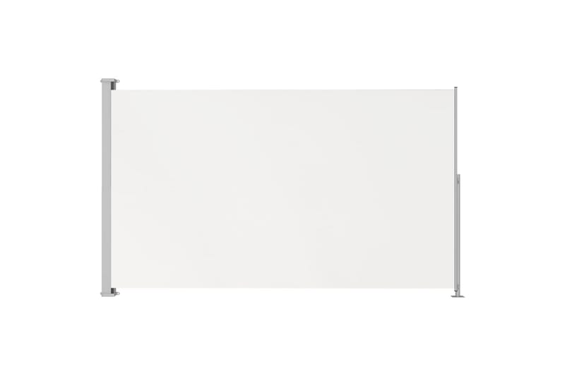 Uttrekkbar sidemarkise 200x300 cm kremhvit - Krem - Hagemøbler - Solbeskyttelse - Markiser - Balkongmarkise