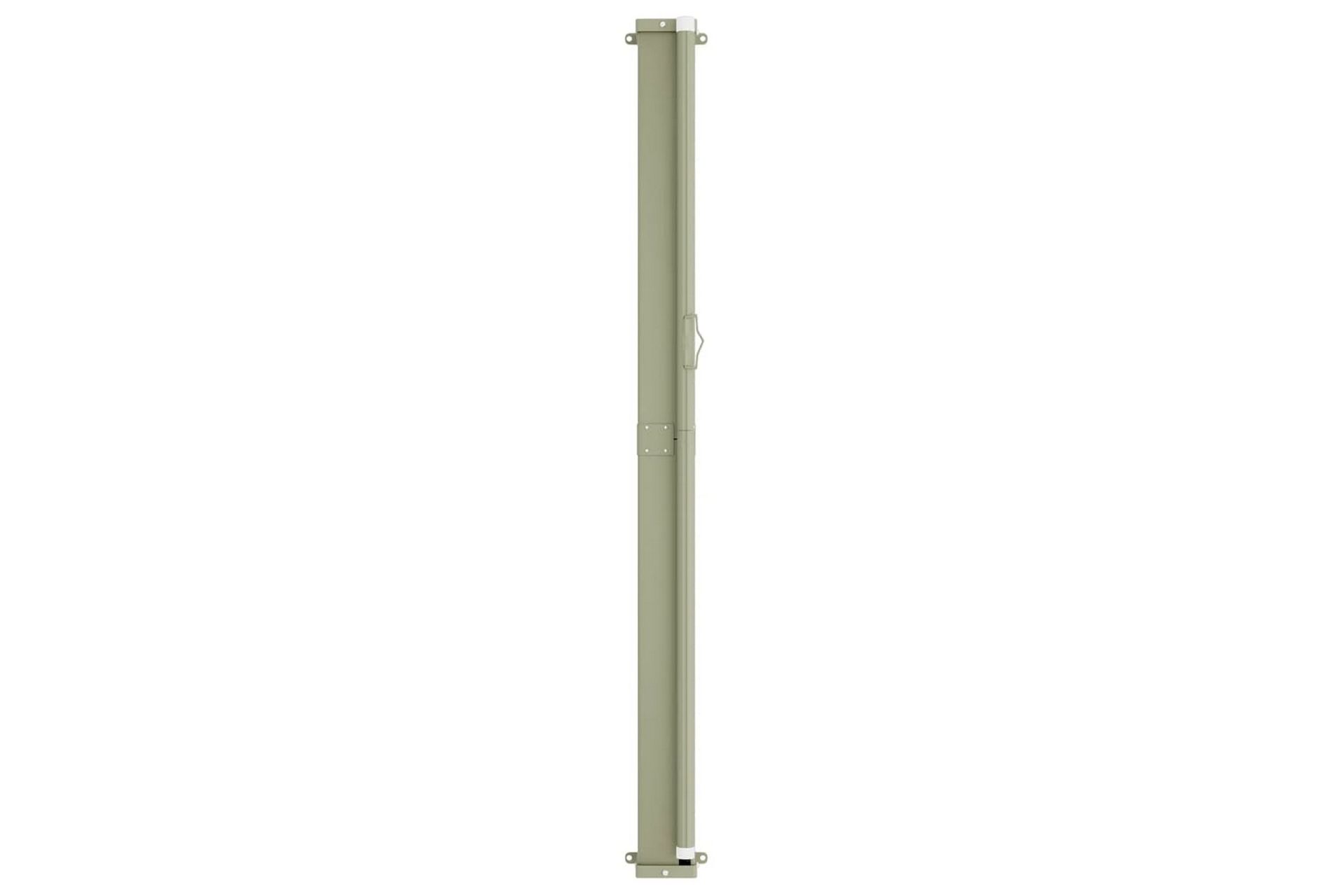 Uttrekkbar sidemarkise 200x600 cm rød - Rød - Hagemøbler - Solbeskyttelse - Markiser - Balkongmarkise