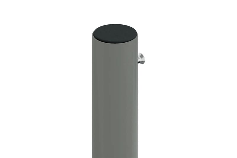 Uttrekkbar sidemarkise 200x600 cm svart - Svart - Balkongmarkise - Markiser - Sidemarkise - Balkongbeskyttelse